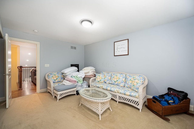 bedroom with carpet floors