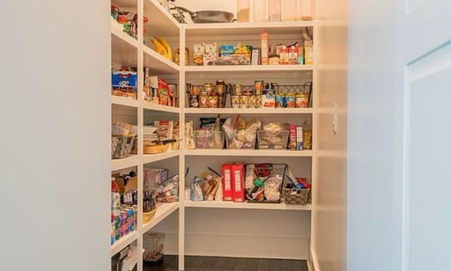 view of pantry