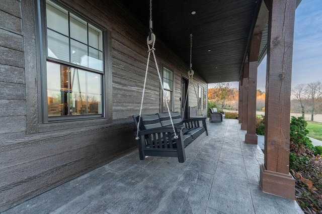 view of patio / terrace featuring a porch