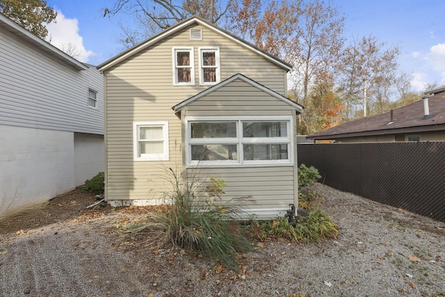 view of back of house