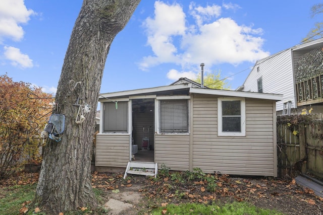 view of front of home