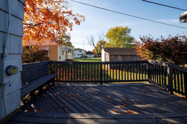 view of deck