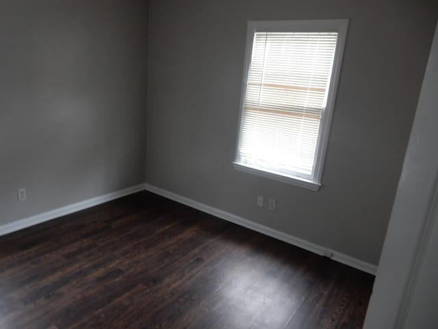 1447 Republic Ave, Columbus, OH 43211 - spare room featuring dark hardwood / wood-style floors and a wealth of natural light