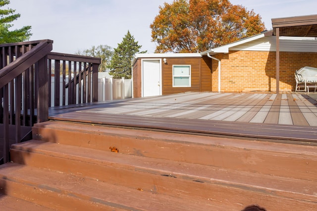 view of deck