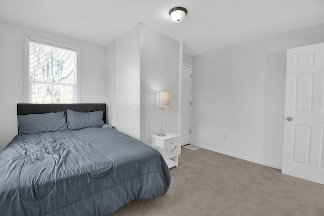 bedroom with carpet floors