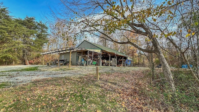 view of rear view of property