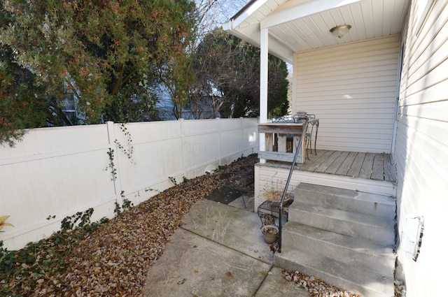 view of patio