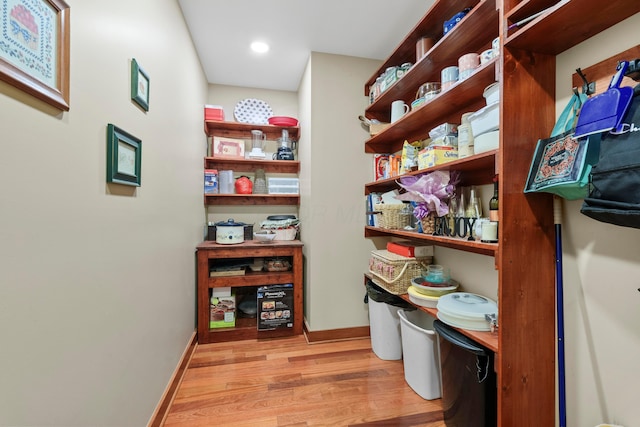 view of pantry