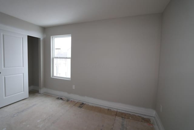 view of unfurnished bedroom