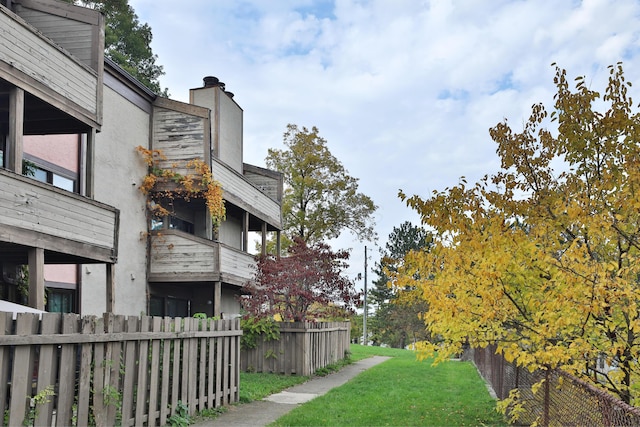 view of yard