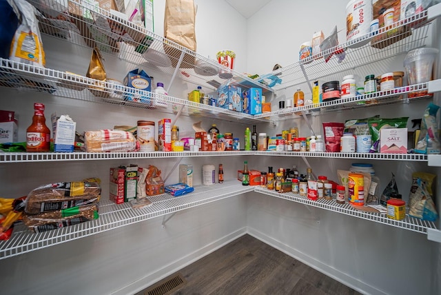 view of pantry