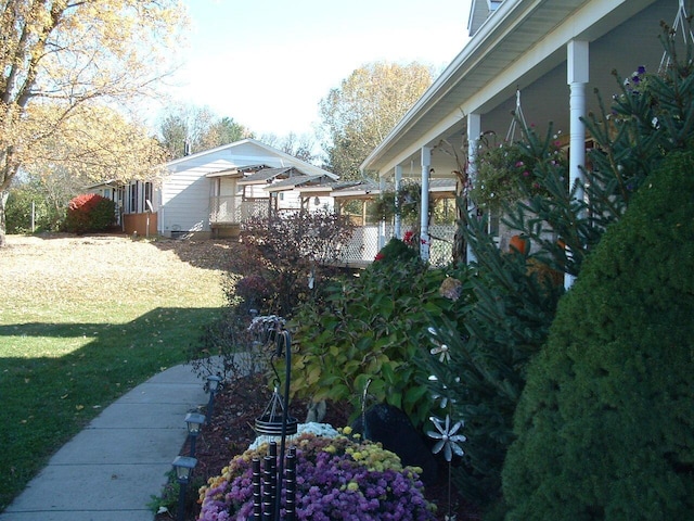 view of yard