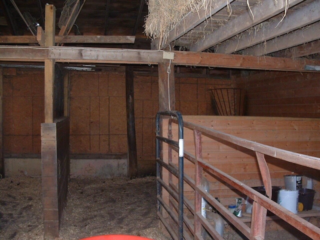 view of horse barn