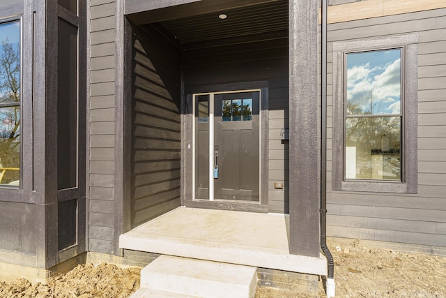 view of entrance to property