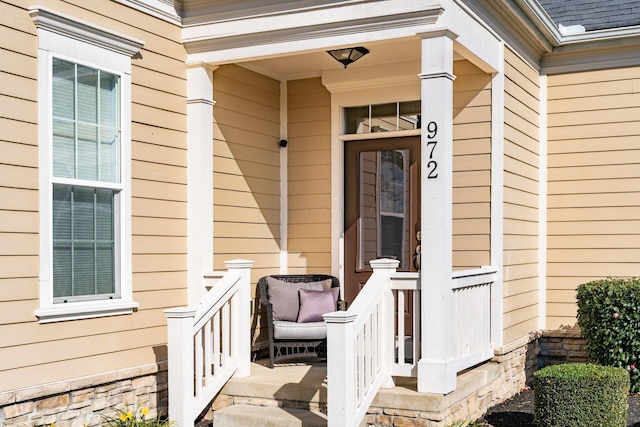 view of entrance to property