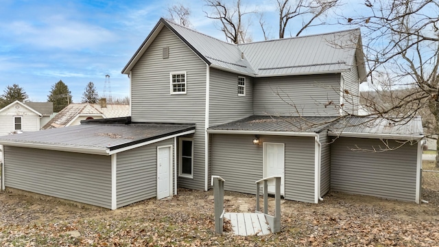 view of back of property