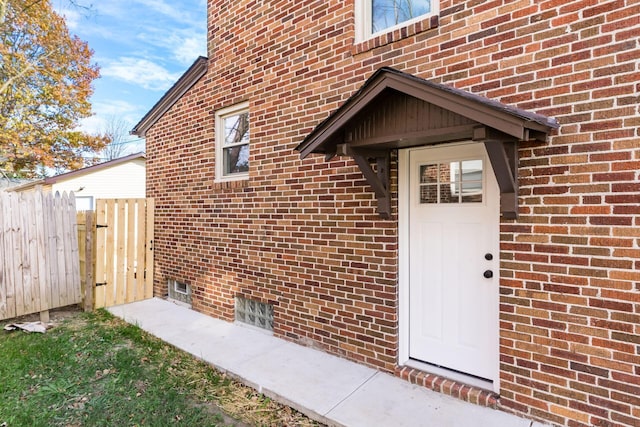 view of entrance to property