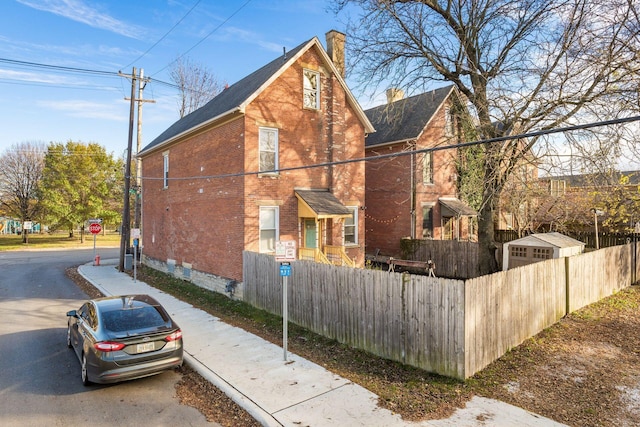 view of home's exterior