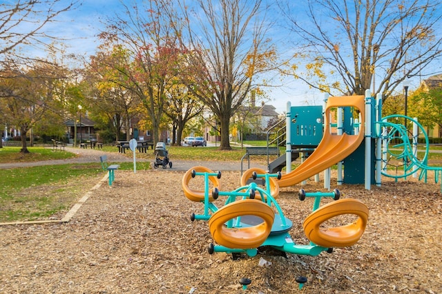 view of play area