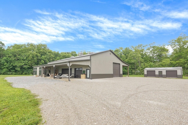 20020 Commercial Point Rd, Circleville, OH 43113 - view of outdoor structure featuring view of wooded area