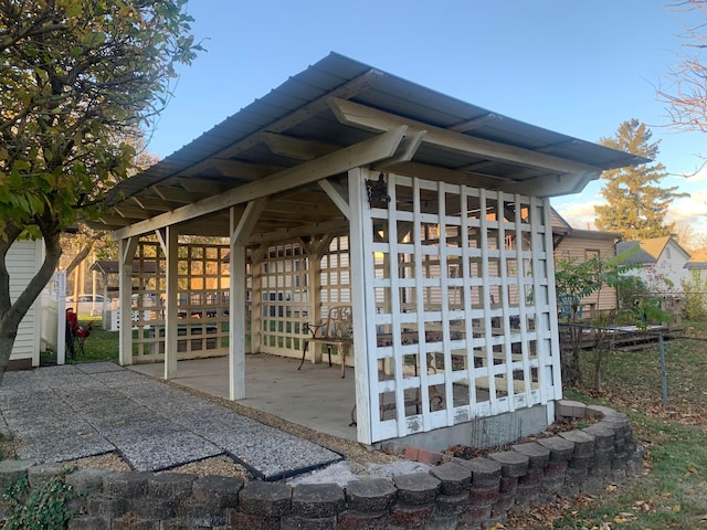 view of patio