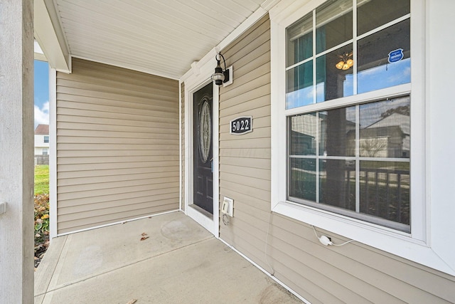 view of patio with covered porch