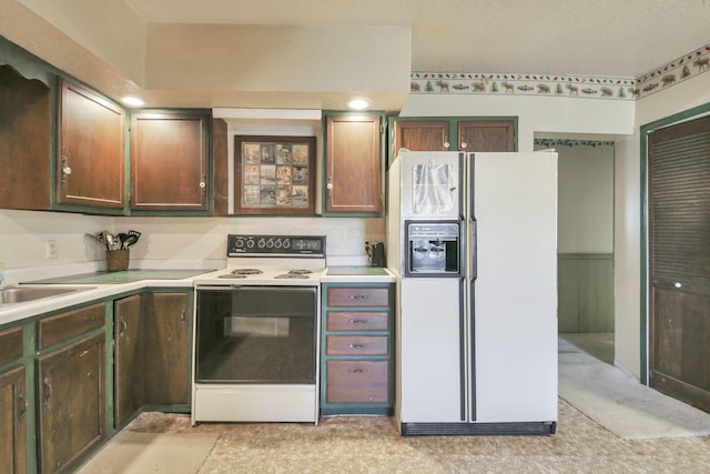 760 Henpeck Rd, Utica, OH 43080 - kitchen with white appliances and light countertops