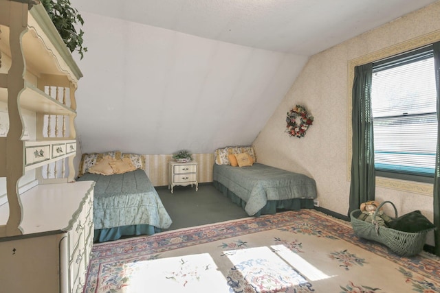 760 Henpeck Rd, Utica, OH 43080 - bedroom featuring lofted ceiling and carpet floors