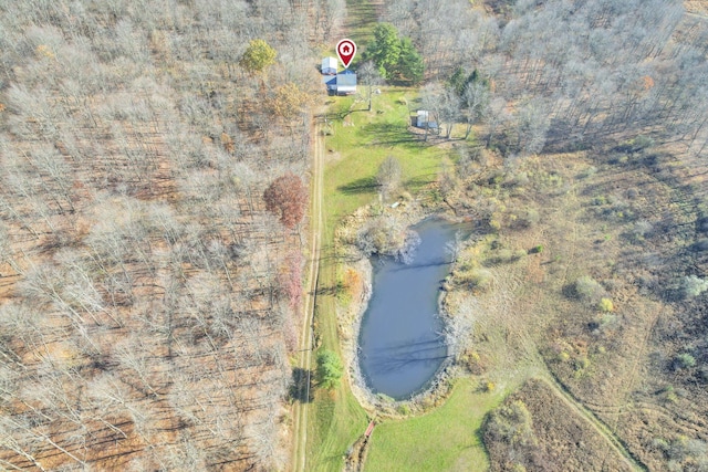 760 Henpeck Rd, Utica, OH 43080 - aerial overview of property's location with a large body of water