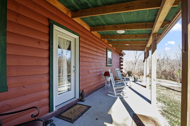 view of patio