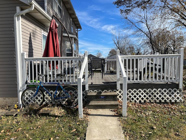 view of deck