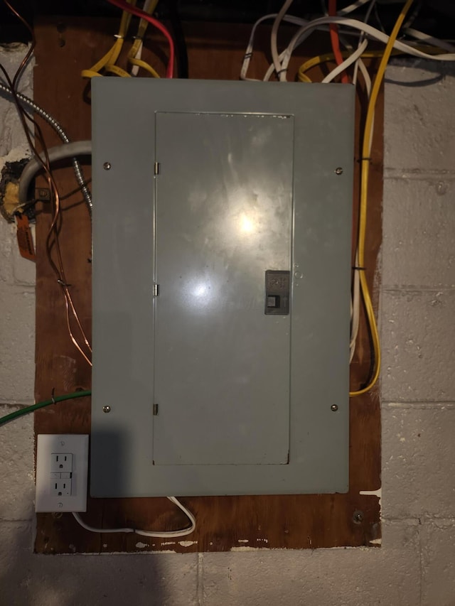 utilities with electric panel