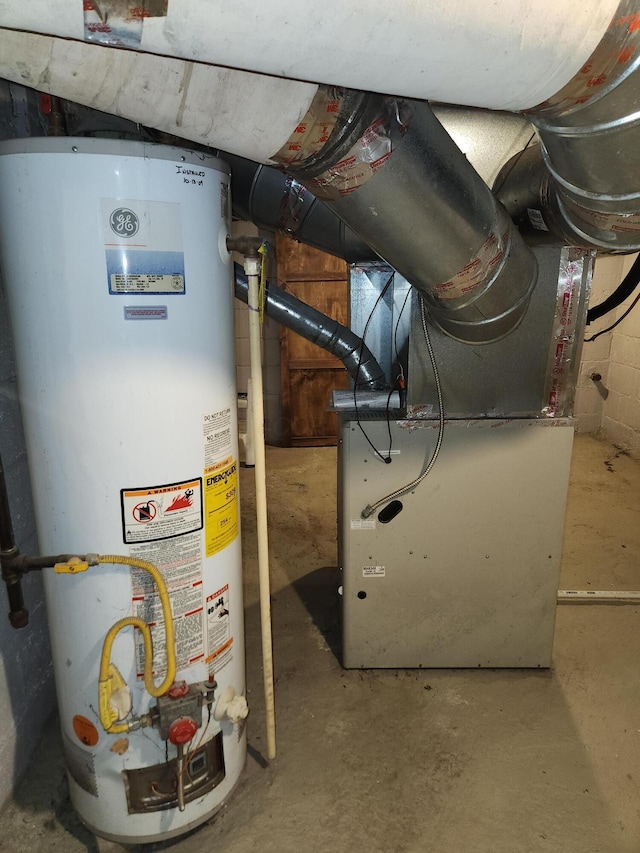 utilities featuring water heater