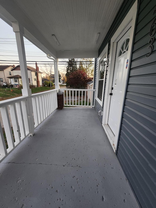 view of patio / terrace featuring a porch