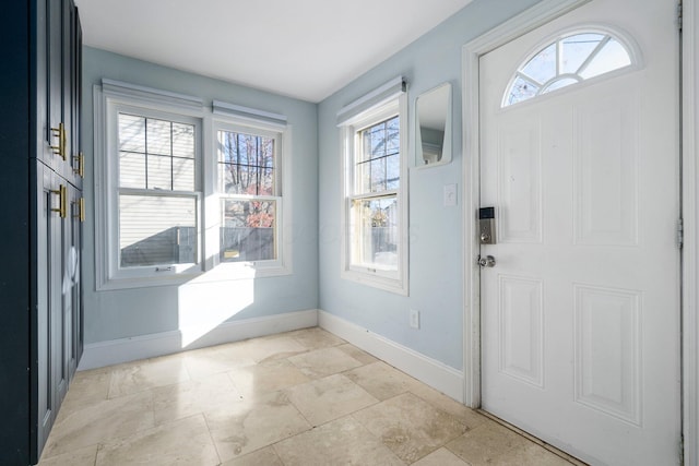 entryway featuring a healthy amount of sunlight