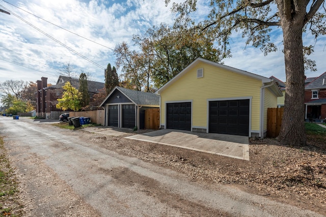 ranch-style home with a garage