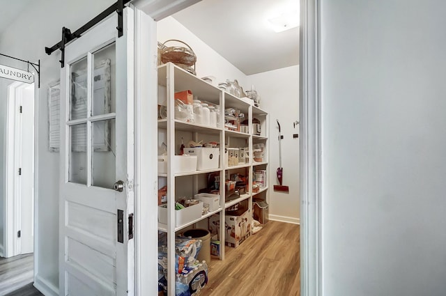 view of pantry