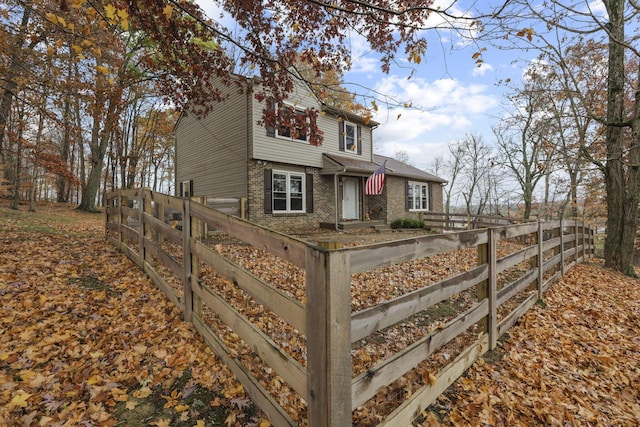 view of front of home