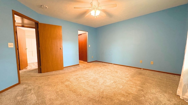7837 Farmsbury Dr, Reynoldsburg, OH 43068 - unfurnished bedroom with carpet floors, a textured ceiling, baseboards, and a closet