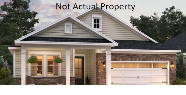 craftsman-style house featuring a porch