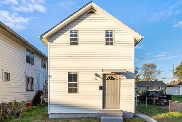 view of back of property