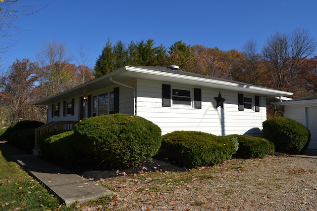 view of property exterior