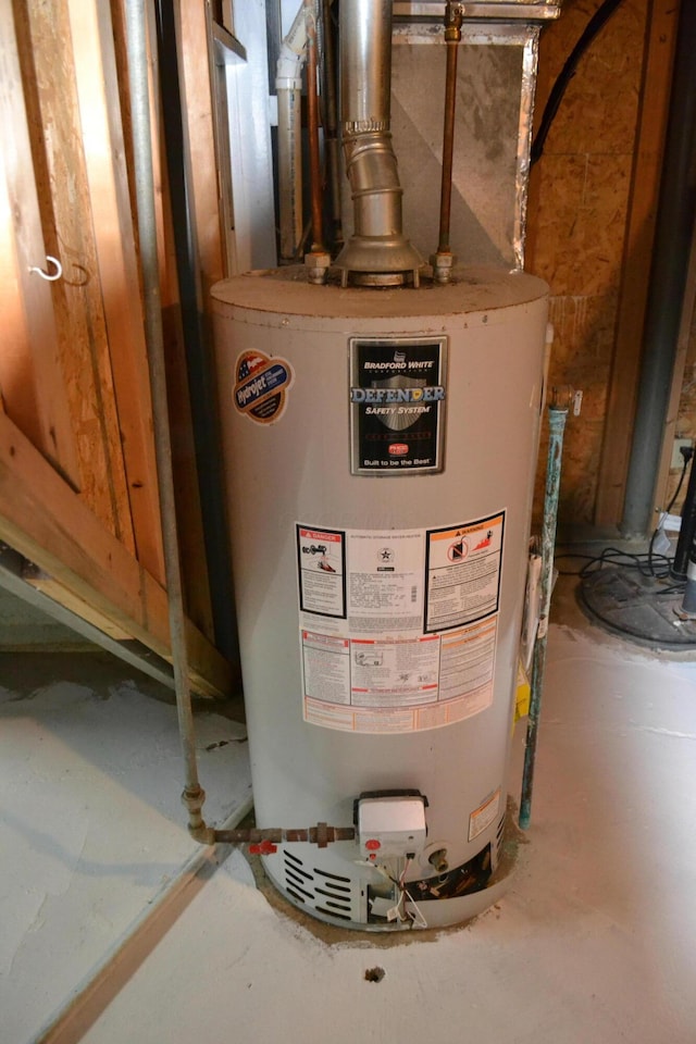 utilities featuring water heater