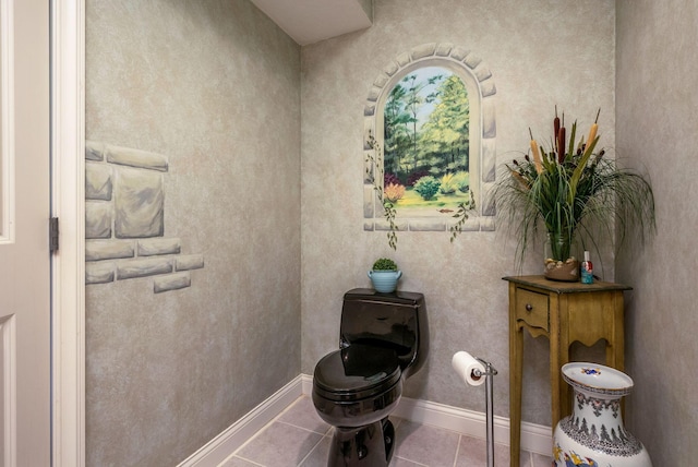 bathroom featuring tile patterned flooring