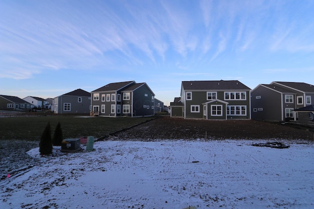 exterior space featuring a residential view