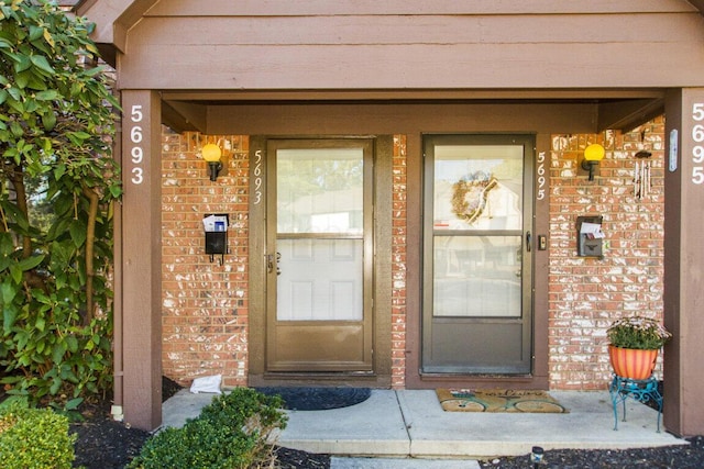 view of entrance to property