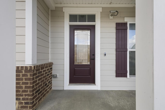 view of property entrance