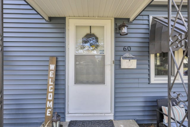 view of entrance to property