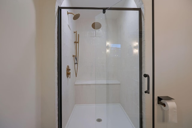 bathroom with walk in shower