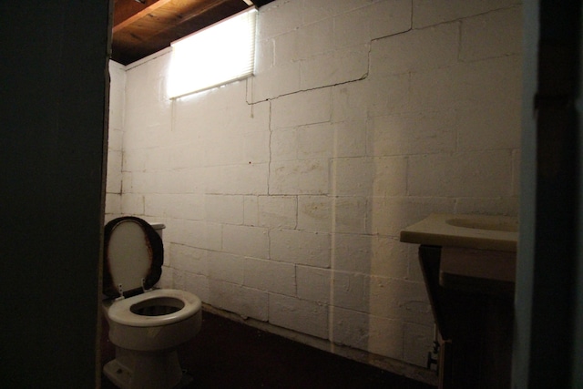 bathroom with toilet